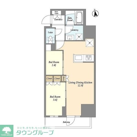 グランカーサ船堀Iの物件間取画像